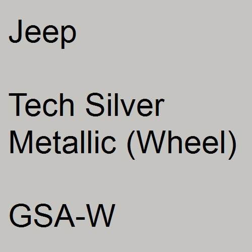 Jeep, Tech Silver Metallic (Wheel), GSA-W.